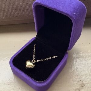 Heart necklace Goldfilled